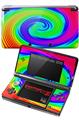 Nintendo 3DS Decal Style Skin - Rainbow Swirl