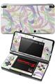 Nintendo 3DS Decal Style Skin - Neon Swoosh on White
