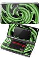 Nintendo 3DS Decal Style Skin - Alecias Swirl 02 Green
