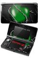 Nintendo 3DS Decal Style Skin - Barbwire Heart Green