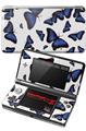 Nintendo 3DS Decal Style Skin - Butterflies Blue