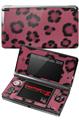 Nintendo 3DS Decal Style Skin - Leopard Skin Pink