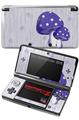 Nintendo 3DS Decal Style Skin - Mushrooms Purple