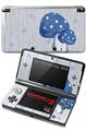Nintendo 3DS Decal Style Skin - Mushrooms Blue