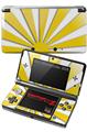 Nintendo 3DS Decal Style Skin - Rising Sun Japanese Flag Yellow