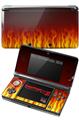 Nintendo 3DS Decal Style Skin - Fire on Black