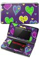 Nintendo 3DS Decal Style Skin - Crazy Hearts