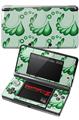 Nintendo 3DS Decal Style Skin - Petals Green