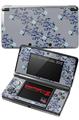 Nintendo 3DS Decal Style Skin - Victorian Design Blue