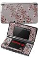 Nintendo 3DS Decal Style Skin - Victorian Design Red