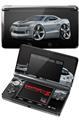 Nintendo 3DS Decal Style Skin - 2010 Camaro RS Silver