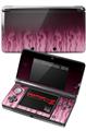 Nintendo 3DS Decal Style Skin - Fire Pink