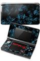 Nintendo 3DS Decal Style Skin - Skulls Confetti Blue
