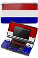 Nintendo 3DS Decal Style Skin - Red White and Blue