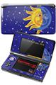 Nintendo 3DS Decal Style Skin - Moon Sun