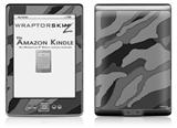 Camouflage Gray - Decal Style Skin (fits 4th Gen Kindle with 6inch display and no keyboard)