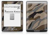 Camouflage Brown - Decal Style Skin (fits 4th Gen Kindle with 6inch display and no keyboard)