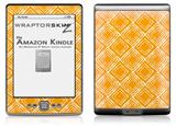 Wavey Orange - Decal Style Skin (fits 4th Gen Kindle with 6inch display and no keyboard)