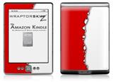 Ripped Colors Red White - Decal Style Skin (fits 4th Gen Kindle with 6inch display and no keyboard)