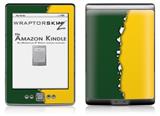 Ripped Colors Green Yellow - Decal Style Skin (fits 4th Gen Kindle with 6inch display and no keyboard)