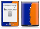 Ripped Colors Blue Orange - Decal Style Skin (fits 4th Gen Kindle with 6inch display and no keyboard)