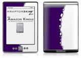 Ripped Colors Purple White - Decal Style Skin (fits 4th Gen Kindle with 6inch display and no keyboard)