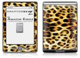 Fractal Fur Leopard - Decal Style Skin (fits 4th Gen Kindle with 6inch display and no keyboard)