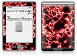 Electrify Red - Decal Style Skin (fits 4th Gen Kindle with 6inch display and no keyboard)