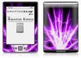 Lightning Purple - Decal Style Skin (fits 4th Gen Kindle with 6inch display and no keyboard)