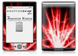 Lightning Red - Decal Style Skin (fits 4th Gen Kindle with 6inch display and no keyboard)