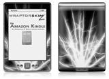 Lightning White - Decal Style Skin (fits 4th Gen Kindle with 6inch display and no keyboard)