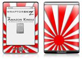 Rising Sun Japanese Flag Red - Decal Style Skin (fits 4th Gen Kindle with 6inch display and no keyboard)