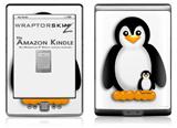 Penguins on White - Decal Style Skin (fits 4th Gen Kindle with 6inch display and no keyboard)