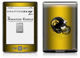 Iowa Hawkeyes Helmet - Decal Style Skin (fits 4th Gen Kindle with 6inch display and no keyboard)