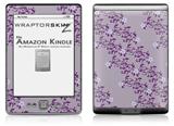 Victorian Design Purple - Decal Style Skin (fits 4th Gen Kindle with 6inch display and no keyboard)