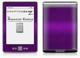 Simulated Brushed Metal Purple - Decal Style Skin (fits 4th Gen Kindle with 6inch display and no keyboard)