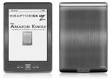 Simulated Brushed Metal Silver - Decal Style Skin (fits 4th Gen Kindle with 6inch display and no keyboard)