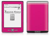 Solids Collection Fushia - Decal Style Skin (fits 4th Gen Kindle with 6inch display and no keyboard)