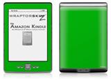 Solids Collection Green - Decal Style Skin (fits 4th Gen Kindle with 6inch display and no keyboard)
