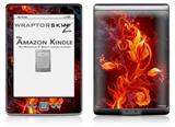 Fire Flower - Decal Style Skin (fits 4th Gen Kindle with 6inch display and no keyboard)