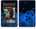 Amazon Kindle Fire (Original) Decal Style Skin - HEX Blue