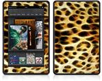 Amazon Kindle Fire (Original) Decal Style Skin - Fractal Fur Leopard