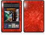 Amazon Kindle Fire (Original) Decal Style Skin - Stardust Red