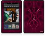 Amazon Kindle Fire (Original) Decal Style Skin - Abstract 01 Pink