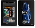 Amazon Kindle Fire (Original) Decal Style Skin - 2010 Camaro RS Blue