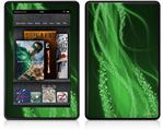 Amazon Kindle Fire (Original) Decal Style Skin - Mystic Vortex Green