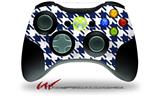 Houndstooth Navy Blue - Decal Style Skin fits Microsoft XBOX 360 Wireless Controller (CONTROLLER NOT INCLUDED)