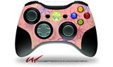 Kearas Flowers on Pink - Decal Style Skin fits Microsoft XBOX 360 Wireless Controller (CONTROLLER NOT INCLUDED)