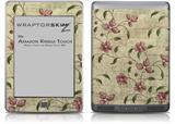 Flowers and Berries Pink - Decal Style Skin (fits Amazon Kindle Touch Skin)