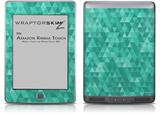 Triangle Mosaic Seafoam Green - Decal Style Skin (fits Amazon Kindle Touch Skin)